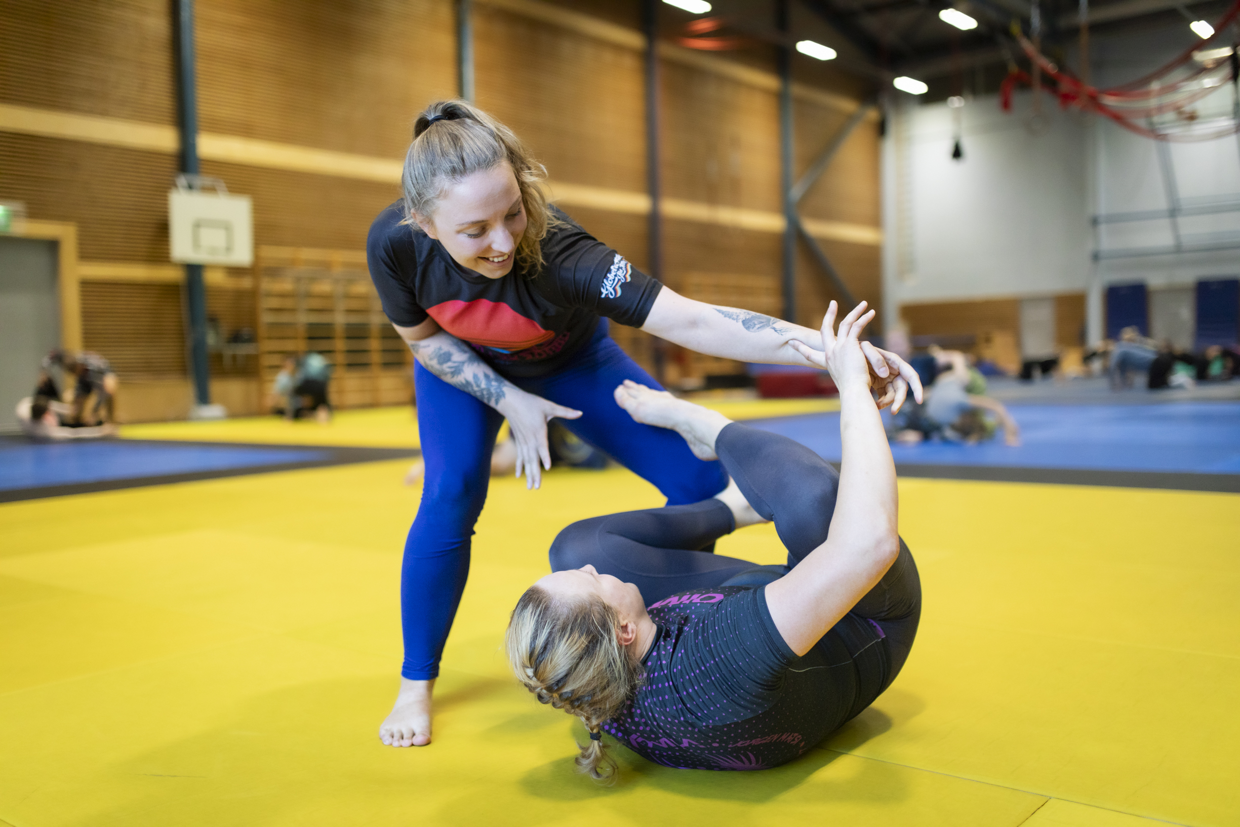 BJJ treening Võimlas naised